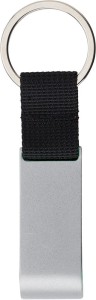 Brelok do kluczy, otwieracz do butelek i żeton do wózka na zakupy (kolor: srebrny) V6921-32