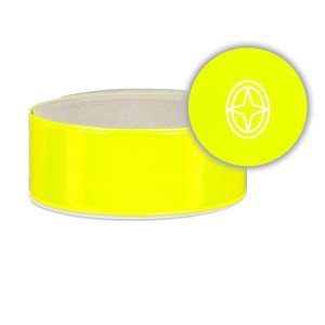 Opaska odblaskowa samozaciskowa z folii AGR 34 x 3 cm FLUO YELLOW 015