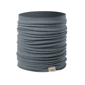 Osłona na twarz i szyję, komin z bawełny organicznej (kolor: szary) V7116-19