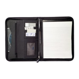 Teczka konferencyjna A5 V2309-03 (kolor: czarny)