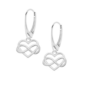 Kolczyki srebrne z sercami