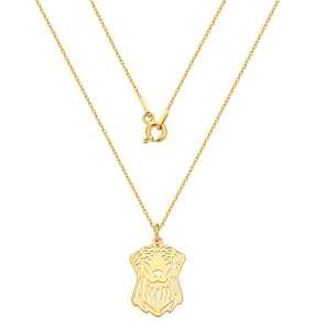 Naszyjnik z golden retrieverem /1090/