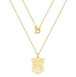 Naszyjnik z mopsem /1092/