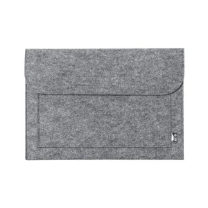 Teczka konferencyjna z filcu RPET, etui na laptopa 15" V0252-15 /kolor: grafitowy/