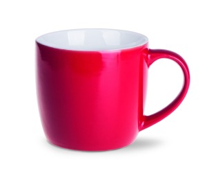Kubek  300 ml Handy  M/038 (czerwony - biały)