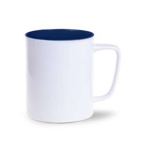 Kubek  310 ml Tommy Art  M/470 (biały-granatowy)
