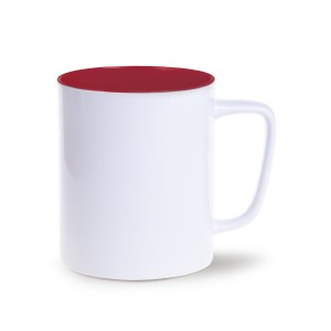 Kubek  310 ml Tommy Art  M/470 (biały-czerwony)