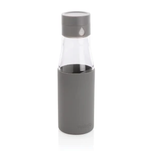 Butelka monitorująca ilość wypitej wody 650 ml Ukiyo P436.722 /kolor: szary/