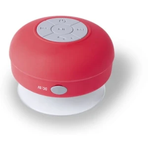 Głośnik Bluetooth, stojak na telefon V3518-05 (kolor: czerwony)