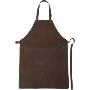 Skórzany fartuch kuchenny V7958-16 (kolor: brązowy)