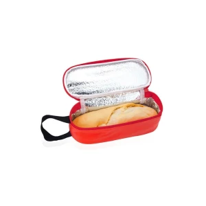 Pudełko śniadaniowe ok. 500 ml, torba termoizolacyjna V9970-05 /kolor: czerwony/