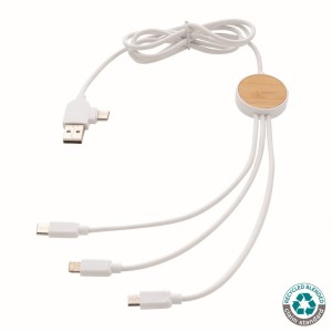 Kabel do ładowania Ontario P302.463 /kolor: biały/