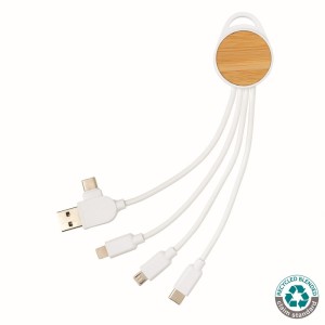 Kabel do ładowania Ontario P302.473 /kolor: biały/