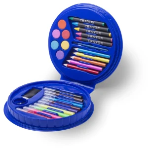 Zestaw do malowania i rysowania V9675-11 (kolor: niebieski)