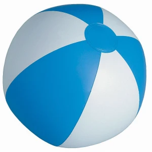 Dmuchana piłka plażowa V7833-42 /kolor: biało-niebieski/