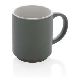 Kubek ceramiczny 180 ml P434.072 /kolor: szary/
