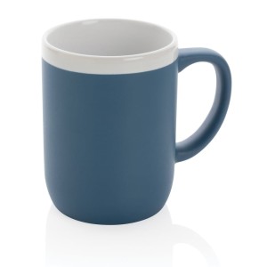 Kubek ceramiczny 300 ml P434.095 /kolor: niebieski, biały/
