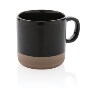 Kubek ceramiczny 360 ml P434.111 /kolor: czarny/