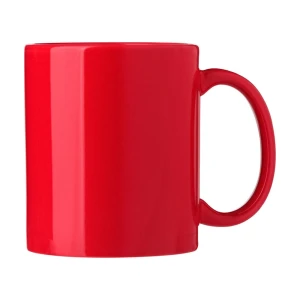 Kubek ceramiczny 300 ml V6987-05 /kolor: czerwony/