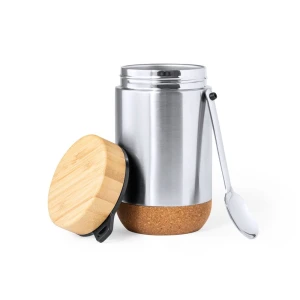 Pojemnik na żywność 450 ml, łyżka V0924-00 /kolor: neutralny/