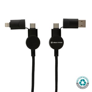 Kabel do ładowania 6 w 1 45W Urban Vitamin Oakland P302.701 /kolor: czarny/