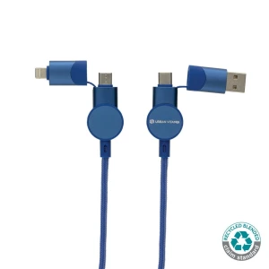 Kabel do ładowania 6 w 1 45W Urban Vitamin Oakland P302.705 /kolor: niebieski/