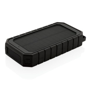 Power bank 10000 mAh, ładowarka słoneczna P322.451 /kolor: czarny/