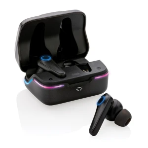 Bezprzewodowe słuchawki douszne RGB z ENC Gaming Hero P329.201 /kolor: czarny/