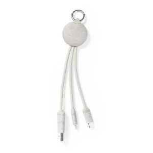 Kabel do ładowania ze słomy pszenicznej V1117-00 /kolor: neutralny/