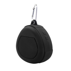 Głośnik bezprzewodowy 5W Air Gifts z karabińczykiem | Justice V7281-03 /kolor: czarny/
