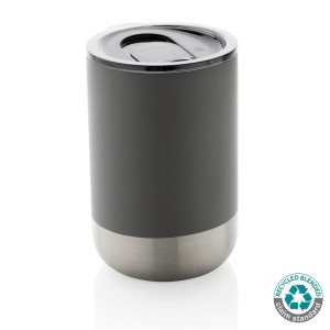 Kubek termiczny 360 ml, stal nierdzewna z recyklingu P433.062 /kolor: antracyt/