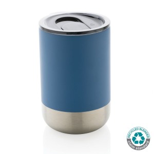 Kubek termiczny 360 ml, stal nierdzewna z recyklingu P433.065 /kolor: niebieski/