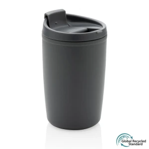 Kubek podróżny 300 ml, PP z recyklingu P433.082 /kolor: antracyt/
