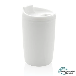 Kubek podróżny 300 ml, PP z recyklingu P433.083 /kolor: biały/