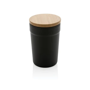 Kubek podróżny 300 ml, PP z recyklingu P433.291 /kolor: czarny/