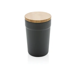 Kubek podróżny 300 ml, PP z recyklingu P433.292 /kolor: szary/