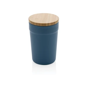 Kubek podróżny 300 ml, PP z recyklingu P433.295 /kolor: niebieski/