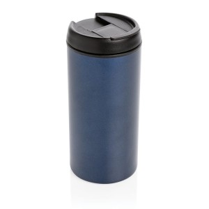 Kubek podróżny 330 ml Metro, stal nierdzewna z recyklingu P435.045 /kolor: niebieski/