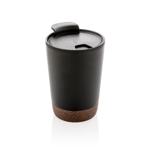 Kubek podróżny 300 ml, PP z recyklingu P435.071 /kolor: czarny/
