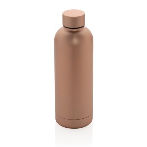 Butelka termiczna 500 ml, stal nierdzewna z recyklingu P435.709 /kolor: brązowy/