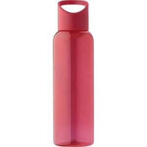 Butelka sportowa RPET 500 ml V4884-05 /kolor: czerwony/