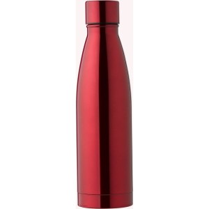 Butelka ze stali nierdzewnej 500 ml V4885-05 /kolor: czerwony/