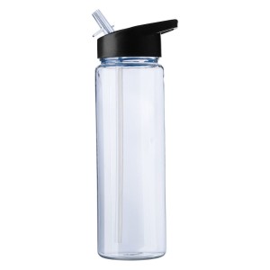Butelka sportowa RPET 750 ml V9978-03 /kolor: czarny/