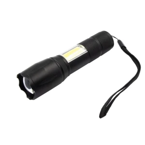 Latarka 1 LED COB | Angelina V7285-03 /kolor: czarny/