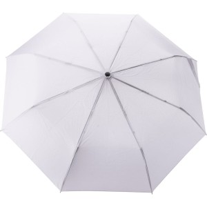 Parasol automatyczny RPET, składany V4895-02 /kolor: biały/