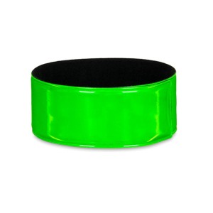 Opaska odblaskowa samozaciskowa - zielona 012