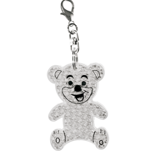 Brelok – odblask (kolor: biały)