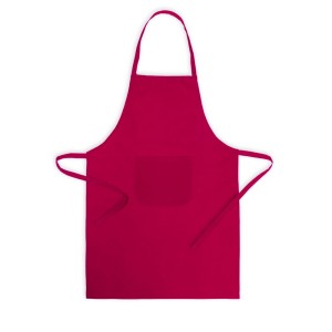 Fartuch kuchenny V9540-05 (kolor: czerwony)