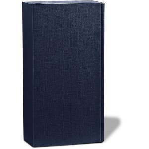Kartonik na wino V6602-04 (kolor: granatowy)