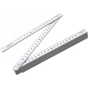 Składana miara 2 m V5778-02 (kolor: biały)